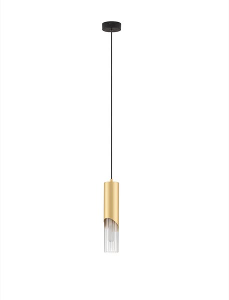 Závěsné svítidlo Modesto zlaté a černé 8 x 150 cm – Zlatá