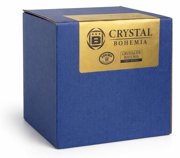 Bohemia Crystal dárková dóza s víkem 72mm