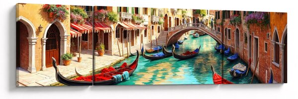 Obraz - Benátky (170x50 cm)