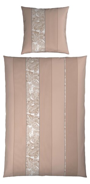 POVLEČENÍ, satén, béžová, 135/200 cm Dieter Knoll - Online Only povlečení, Online Only
