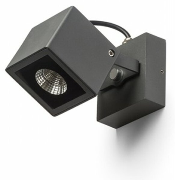 RED - DESIGN RENDL RENDL BORA nástěnná antracitová 230V LED 6W 44° IP54 3000K R12578
