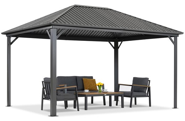 Kovový altán Sardinie 3x4 Garden Point antracitový