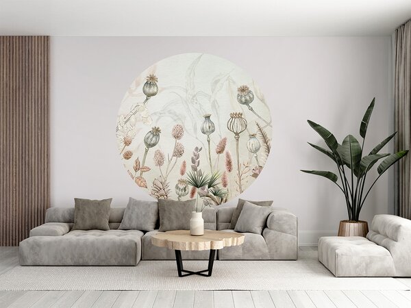 FUGU Kruhová dekorace Podzimní květy – Autumn Flowers Rozměr: kruh 40 cm