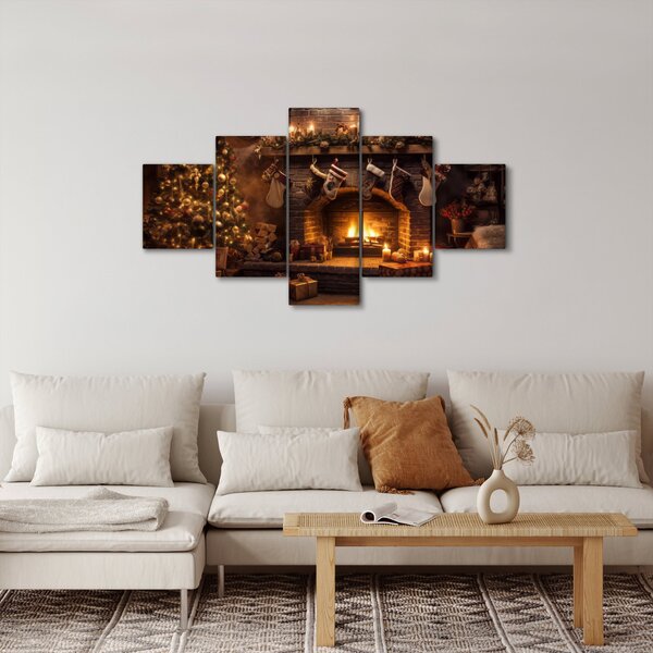 Obraz - Vánoční atmosféra (125x70 cm)