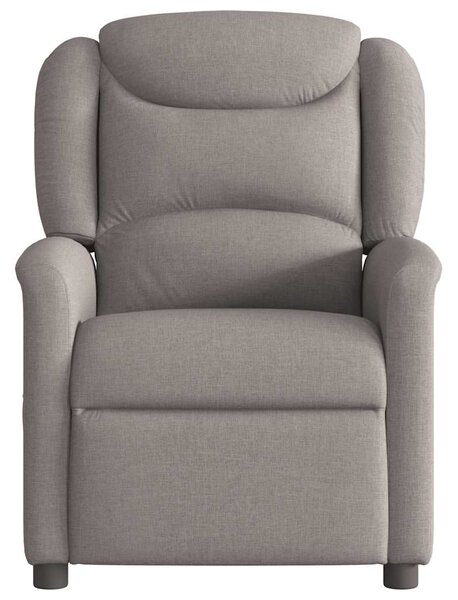 Elektrické polohovací křeslo taupe textil 3303181