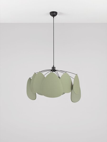 Stojací lampa Olina zelená