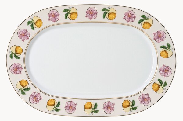 Porcelánový servírovací talíř Swarovski Idyllia