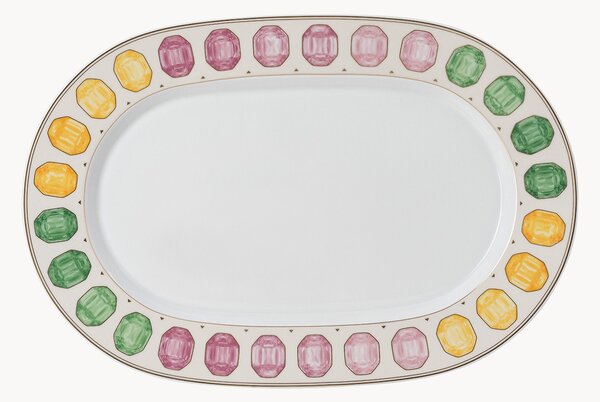 Porcelánový servírovací talíř Swarovski Idyllia