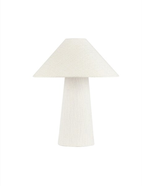 Stolní lampa Mae lomená bílá