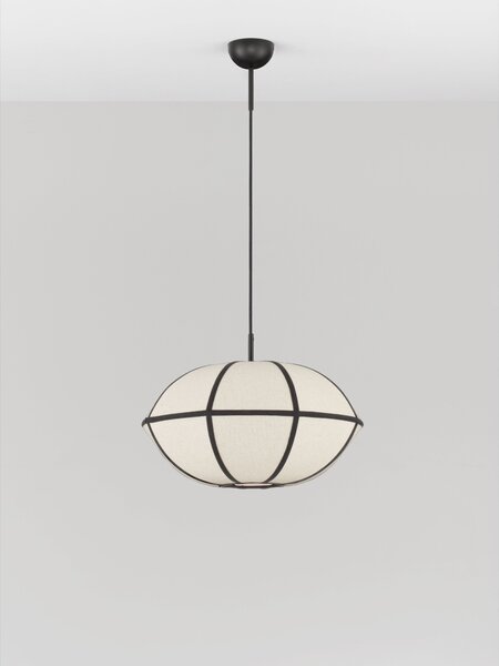 Stojací lampa Brera přírodní 45 x 202,5 cm – Hnědá