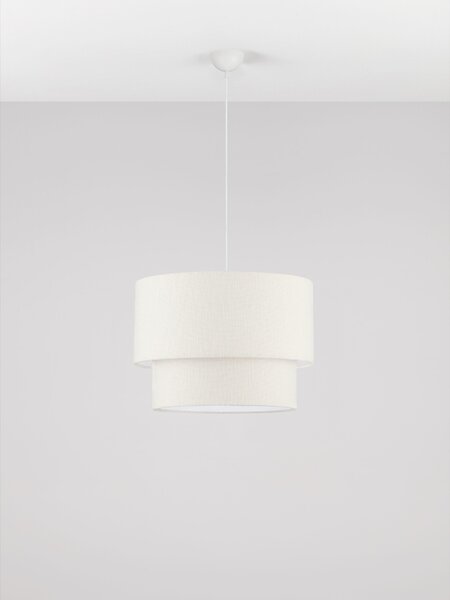 Stojací lampa Karen lomená bílá 50 x 214,5 cm – lomená biela