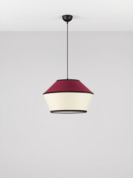 Stojací lampa Veliss bordó – Bordová