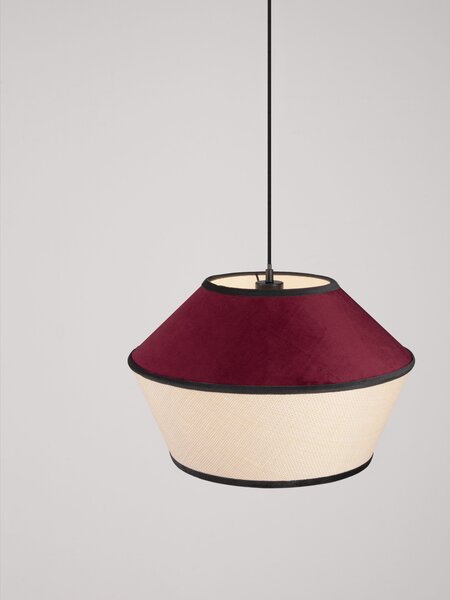 Stojací lampa Veliss bordó – Bordová