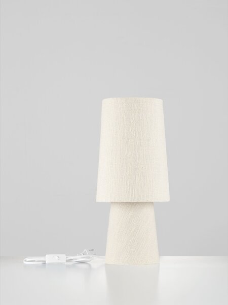 Stolní lampa Nebia lomená bílá