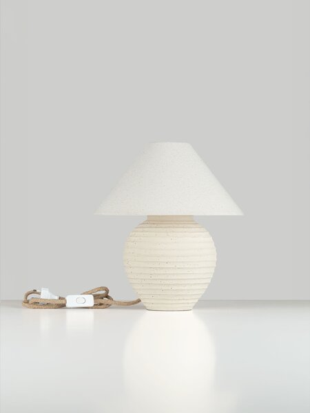 Stolní lampa Silia béžová