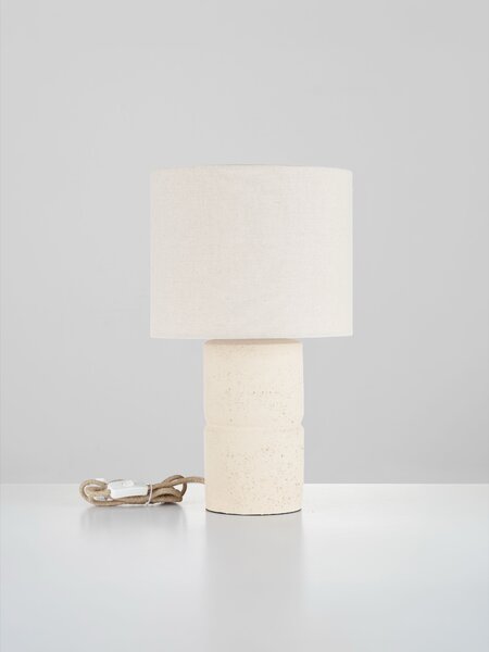 Stolní lampa Lily tmavě béžová
