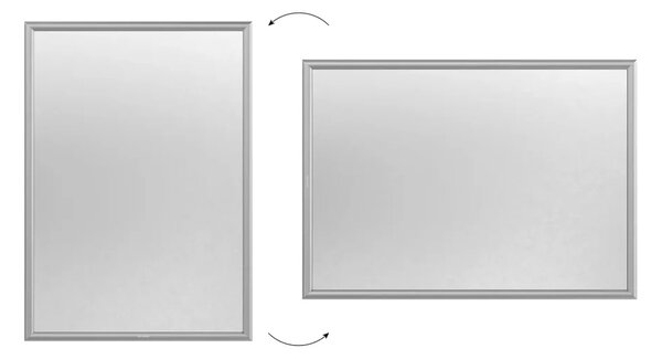 Plakátový rám A1 – Uzamykatelný stříbrný Klip rám FRAME_A1S