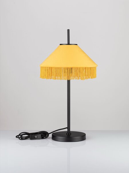 Stolní lampa Velvy hořčicová – horčicová