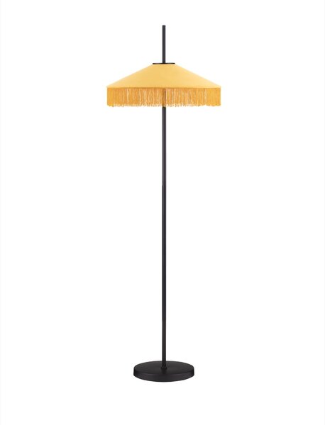 Stojací lampa Velvy hořčicová 52 x 159,5 cm – horčicová