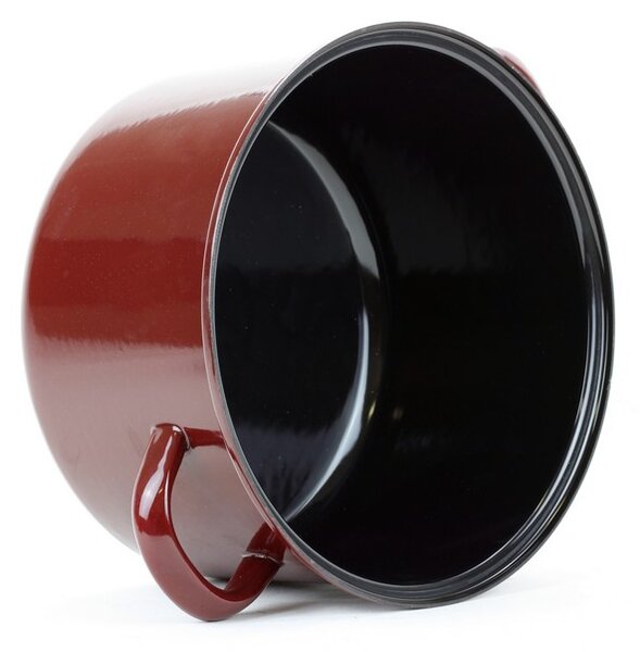 BELIS Smaltovaný hrnec ø 20 cm - 3.6 l - STANDARD BORDO - 21420-08300005