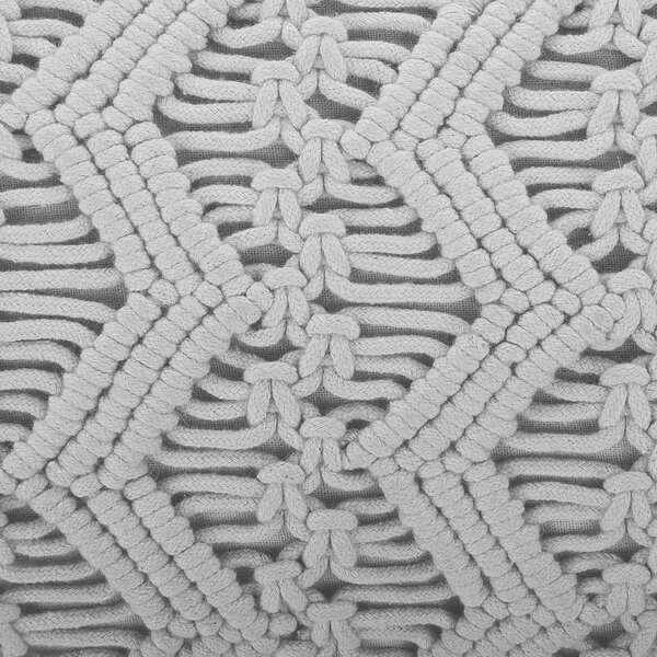 Sada 2 dekorativních polštářů KIRIKKALE Bavlna 30 x 45 cm Šedá Geometrický vzor