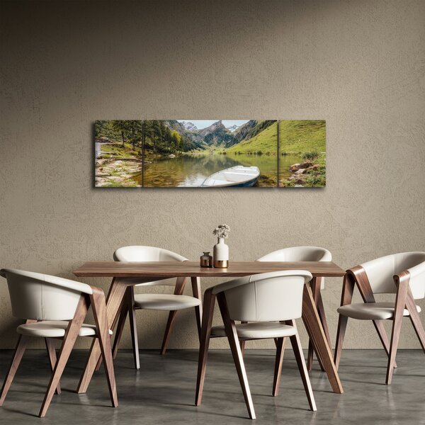 Obraz - Seealpsee, jezero Švýcarska (170x50 cm)
