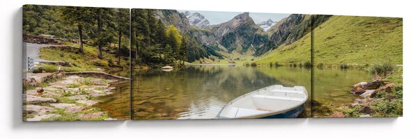 Obraz - Seealpsee, jezero Švýcarska (170x50 cm)