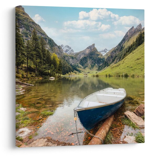 Obraz - Seealpsee, jezero Švýcarska (30x30 cm)