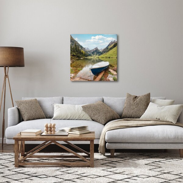 Obraz - Seealpsee, jezero Švýcarska (30x30 cm)