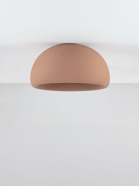 Stropní svítidlo Davo červené 50 x 26 cm – Červená