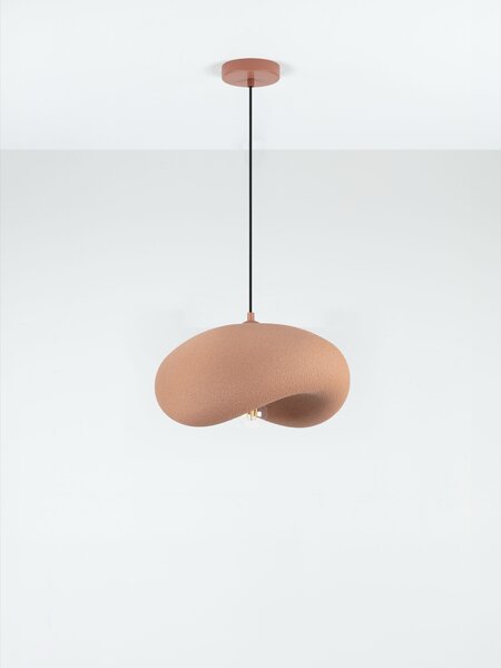 Stojací lampa Bambel červená