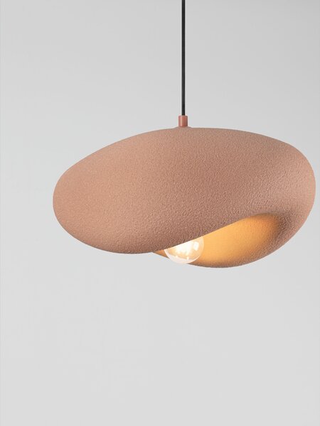Stojací lampa Bambel červená