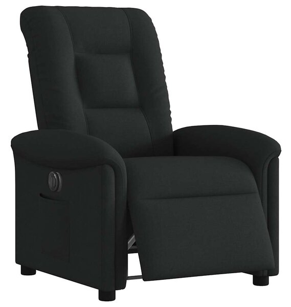 Elektrické polohovací křeslo černé textil 3303236