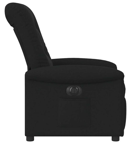 Elektrické polohovací křeslo černé textil 3303236