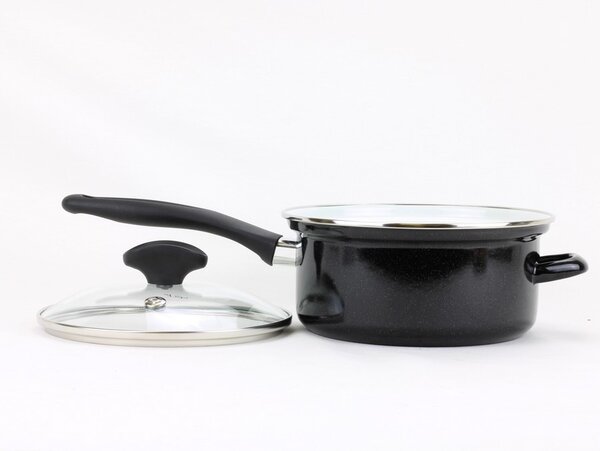 SFINX Smaltovaný rendlík s držadlem STANDARD PLUS 18 cm/2l