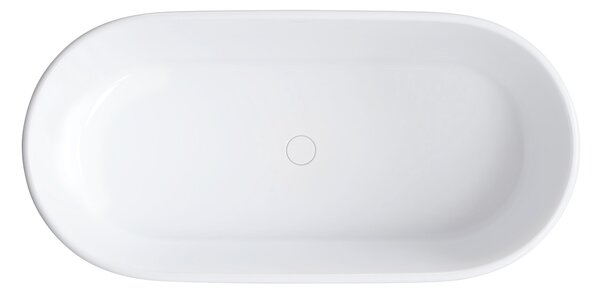 Omnires Classica M+ volně stojící vana 160x79 cm oválná bílá CLASSICAWWBP