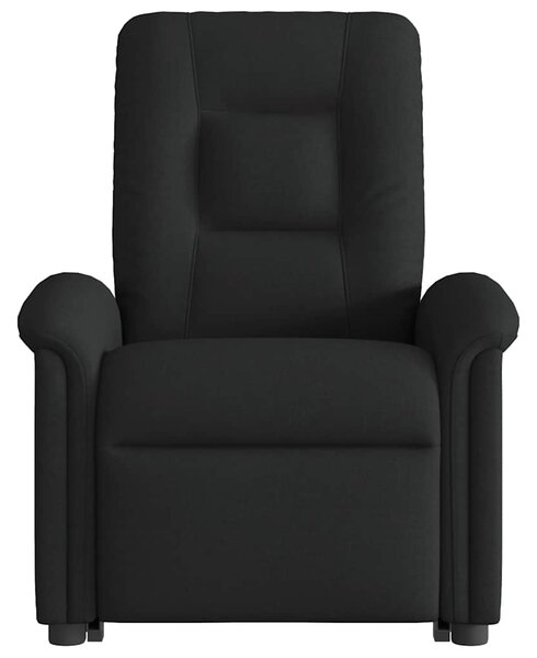 Zvedací polohovací křeslo černé textil 3303256