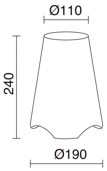 Dopo Niza stolní lampa E14