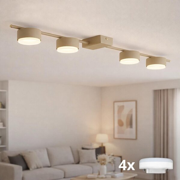 Brilagi - LED Bodové svítidlo MONO 4xGX53/30W/230V béžová