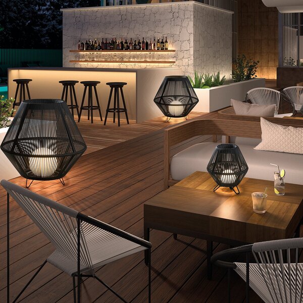 Cristher Nell LED podlahová lampa antracitová 250mm