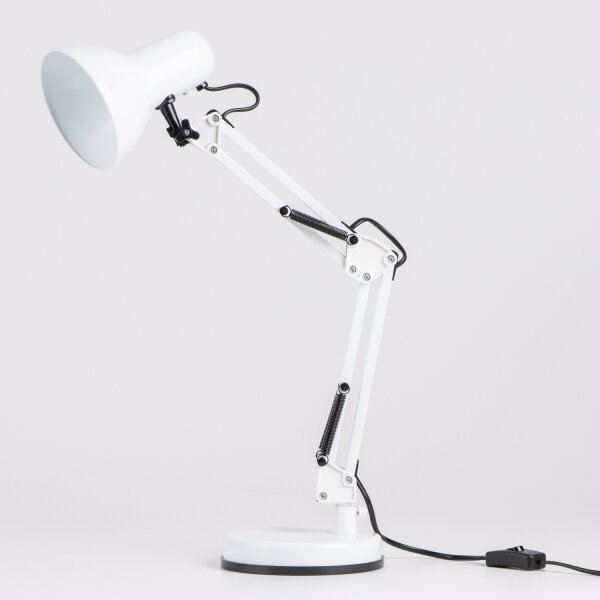 Brilagi - LED Stolní lampa ROMERO 1xE27/10W/230V bílá
