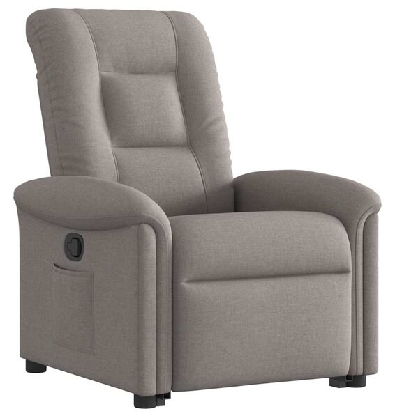 Zvedací polohovací křeslo taupe textil 3303261