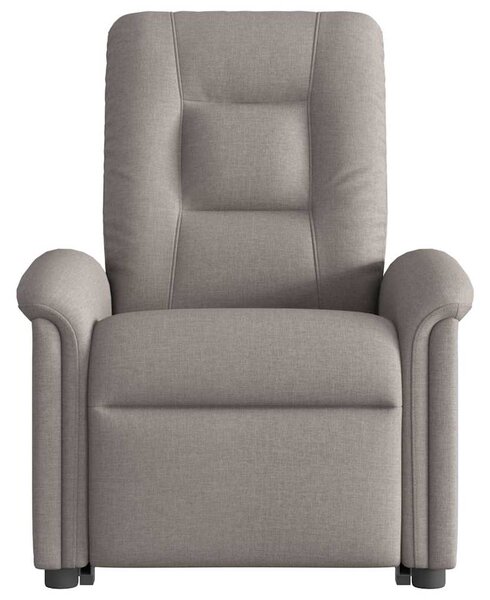 Zvedací polohovací křeslo taupe textil 3303261
