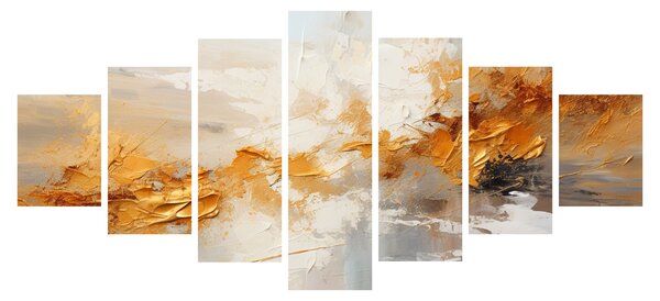 Obraz - Zlatá textura (210x100 cm)