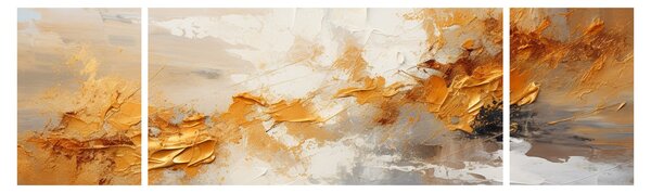 Obraz - Zlatá textura (170x50 cm)