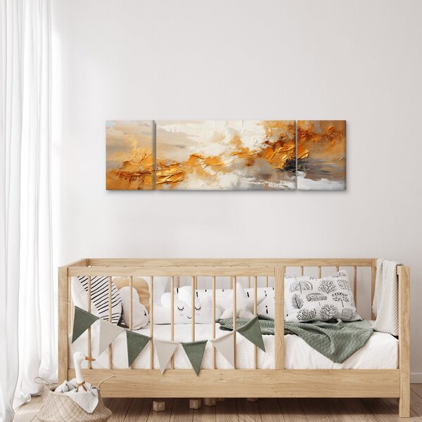 Obraz - Zlatá textura (170x50 cm)