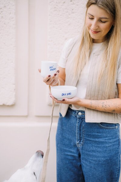 Porcelánový hrnek Psí máma 270 ml
