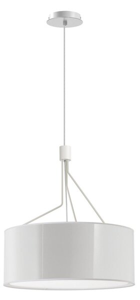 Exo Diagonal C E27 závěsné svítidlo bílé