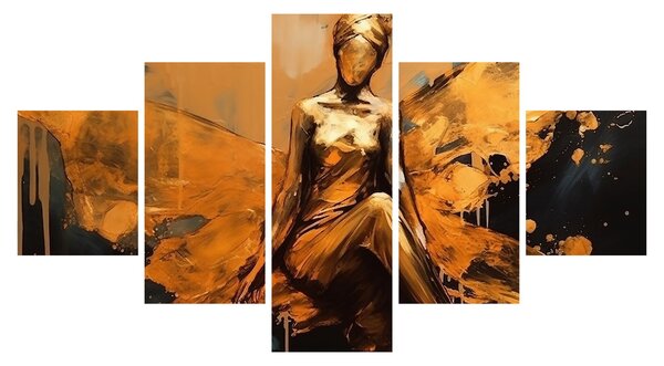 Obraz - Abstrakce víly (125x70 cm)