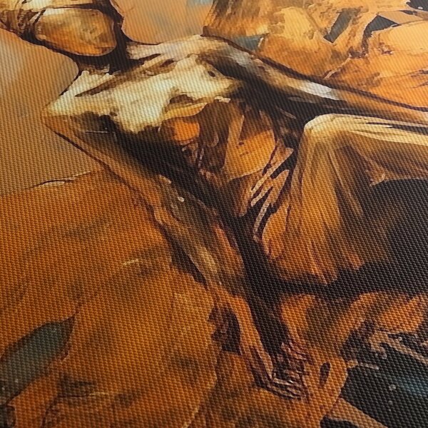 Obraz - Abstrakce víly (125x70 cm)